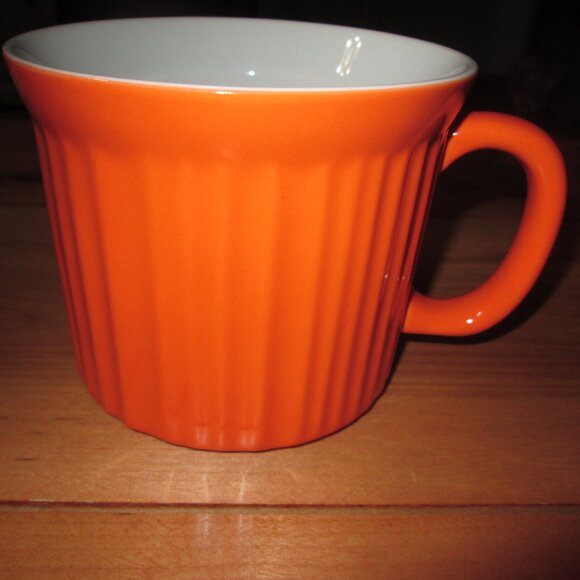 CorningWare Stoneware Colours Orange Soup Bowl Cup 20 oz. - Picture 6 of 8